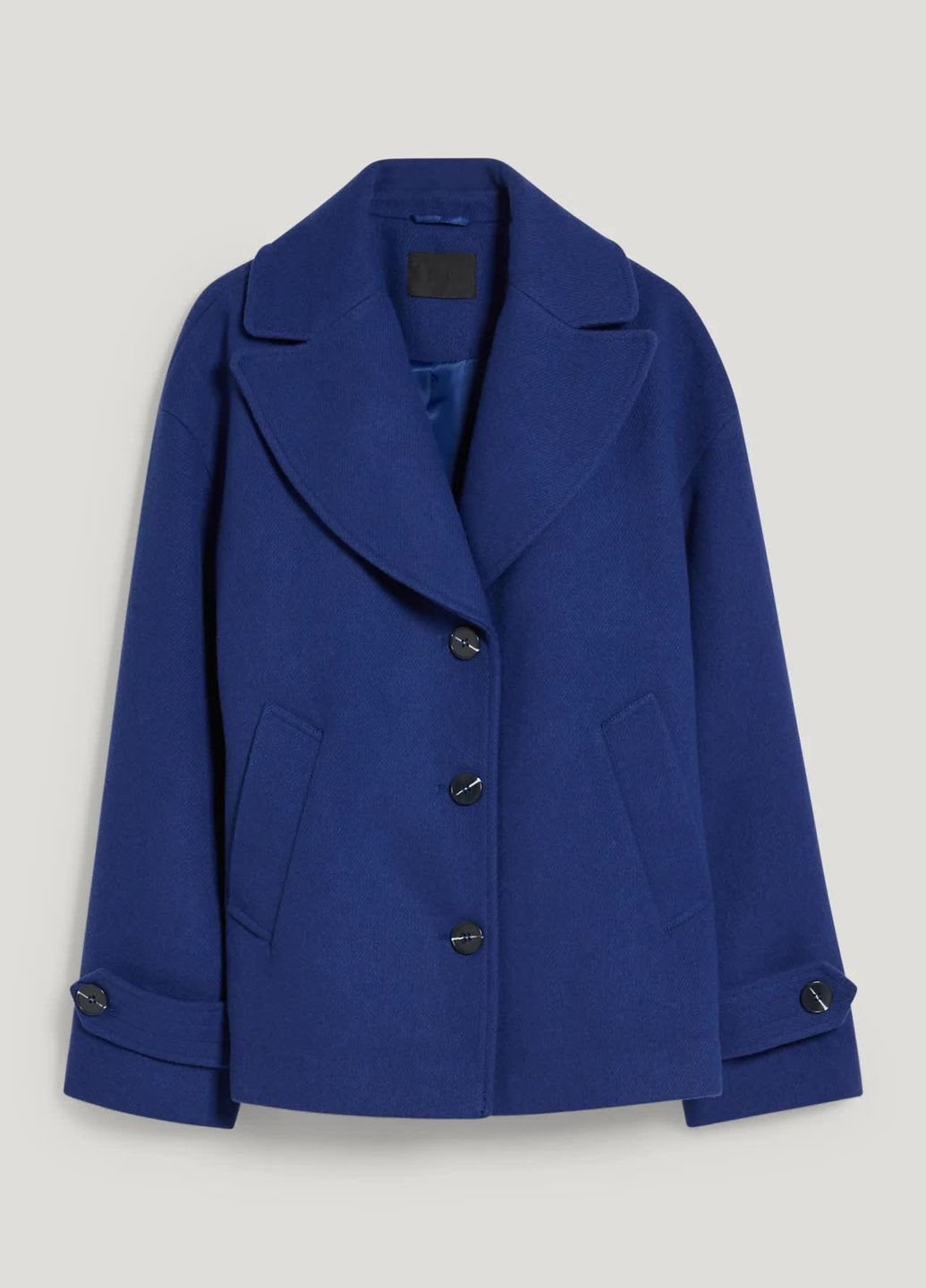 Синее демисезонное Пальто в составе из шерстью C&A
