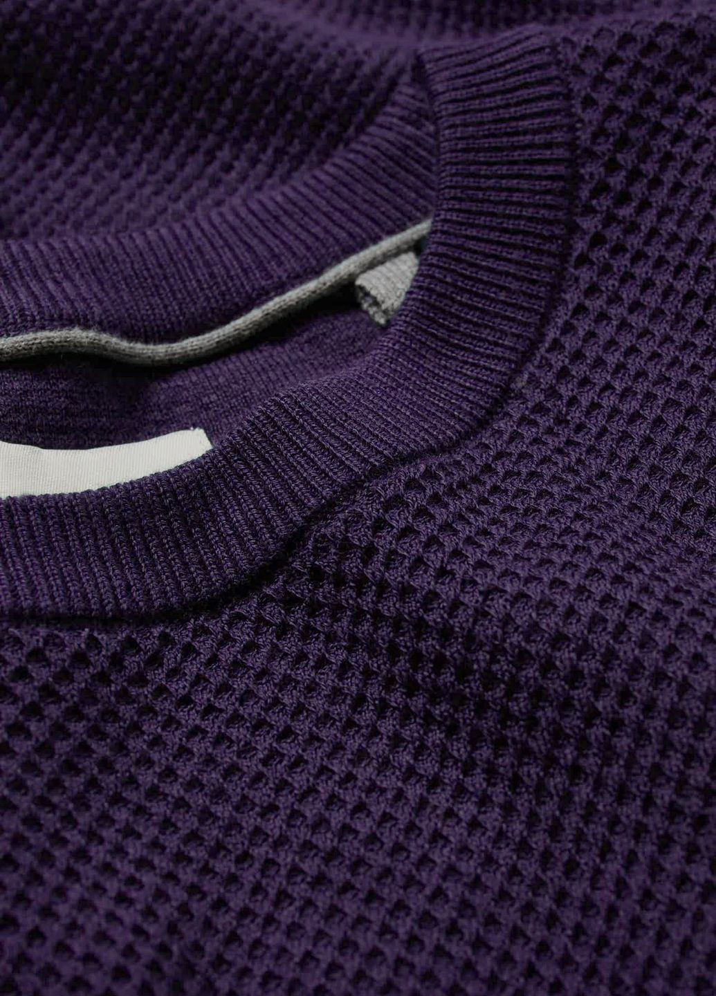 Фиолетовый демисезонный свитер из хлопка C&A