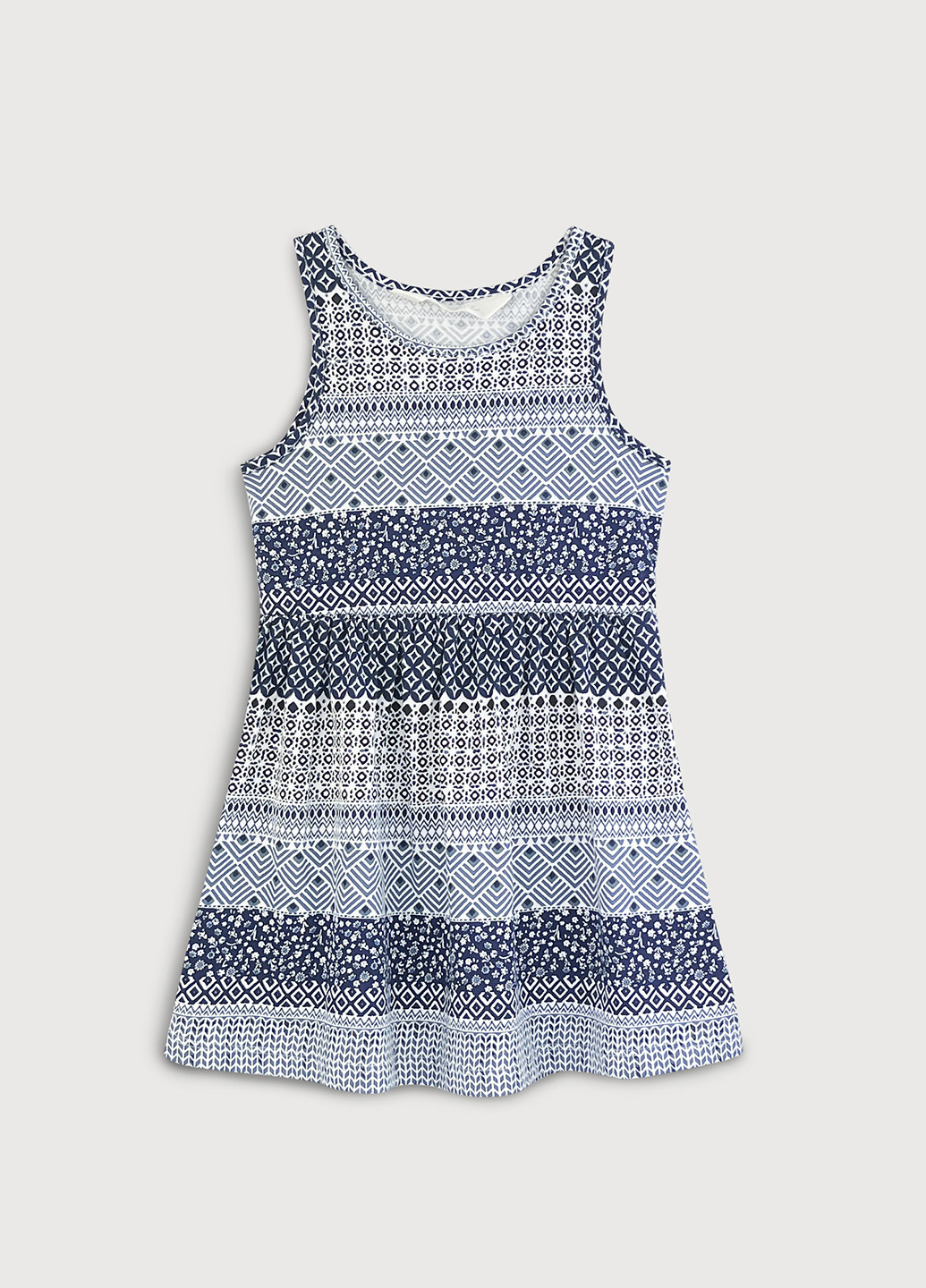 Голубое платье из хлопка H&M (261326532)