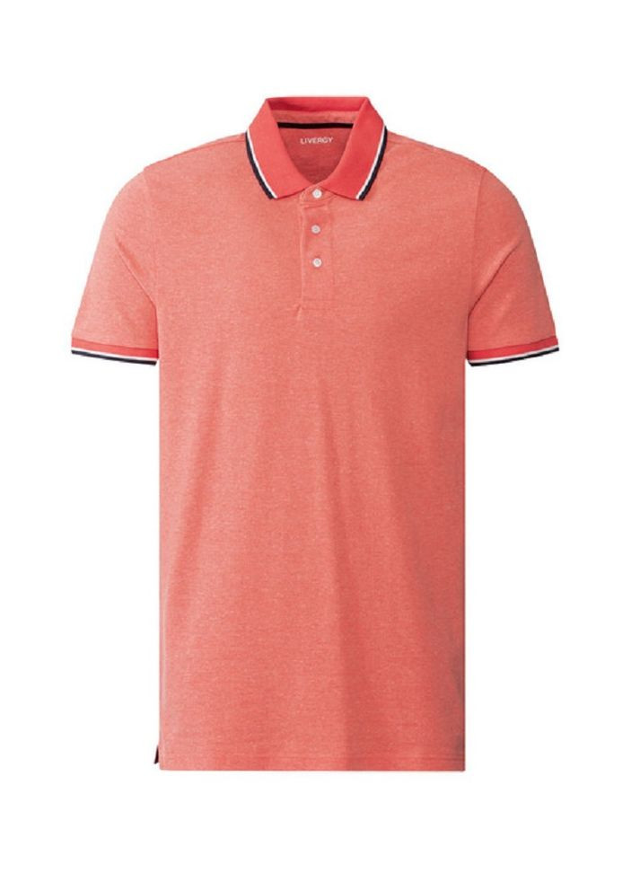 Оранжевая футболка-мужскoe поло для мужчин Livergy