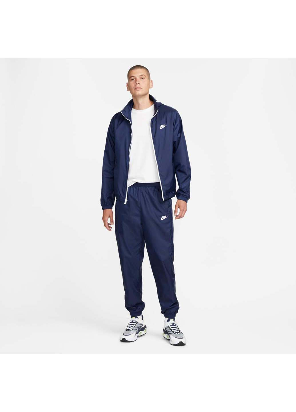 Синий демисезонный спортивный костюм мужской sportswear club Nike