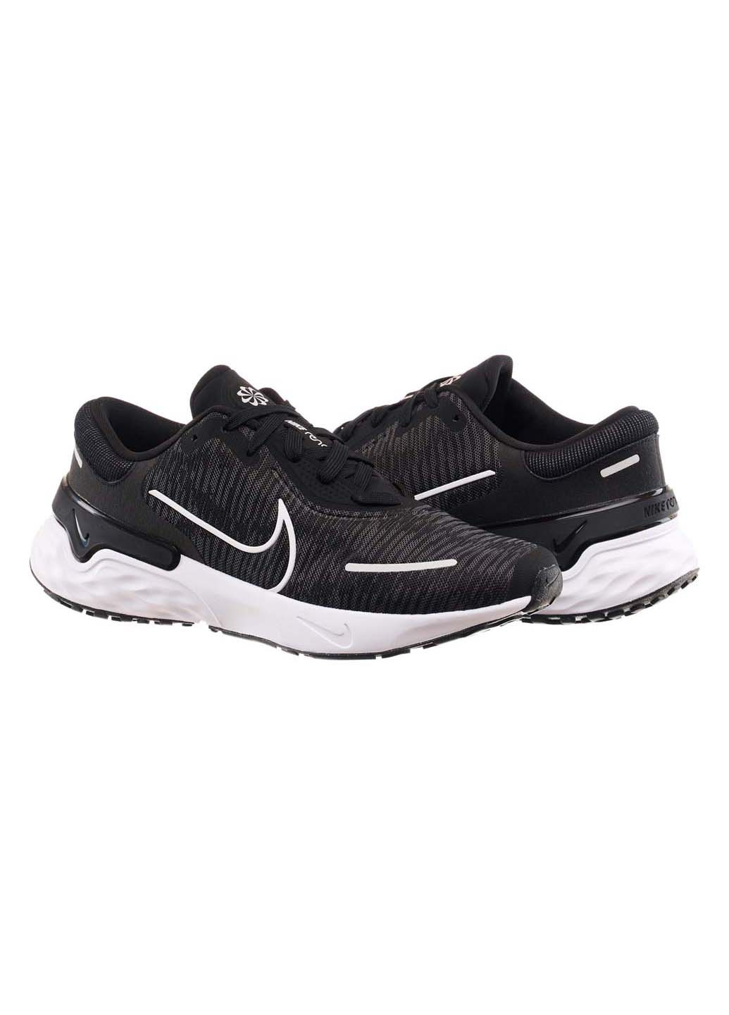 Чорно-білі Осінні кросівки чоловічі renew run 4 Nike