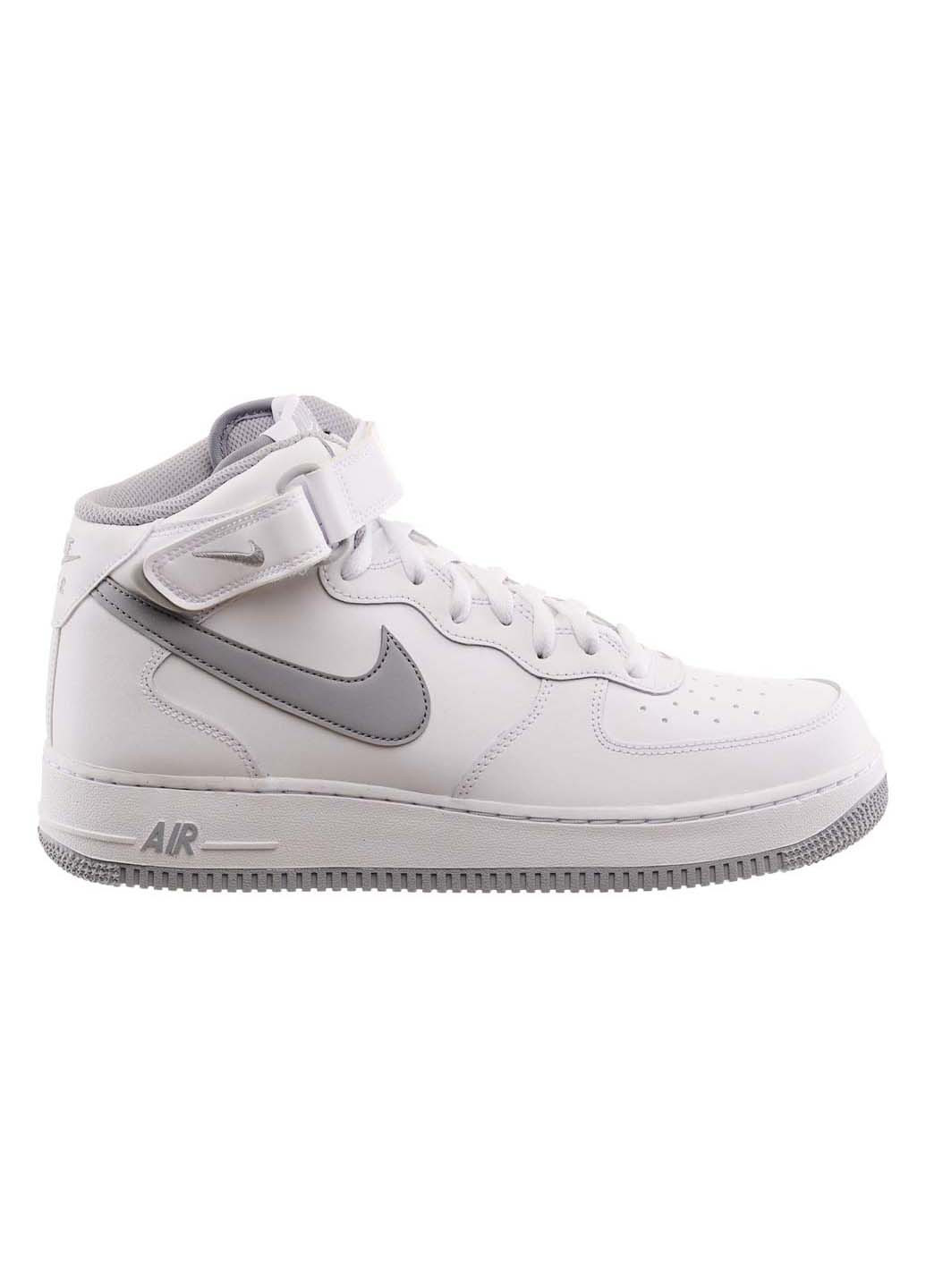 Белые демисезонные кроссовки мужские air force 1 mid '07 Nike