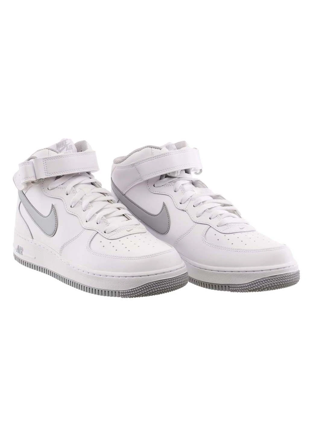 Білі кросівки чоловічі air force 1 mid '07 демісезон Nike
