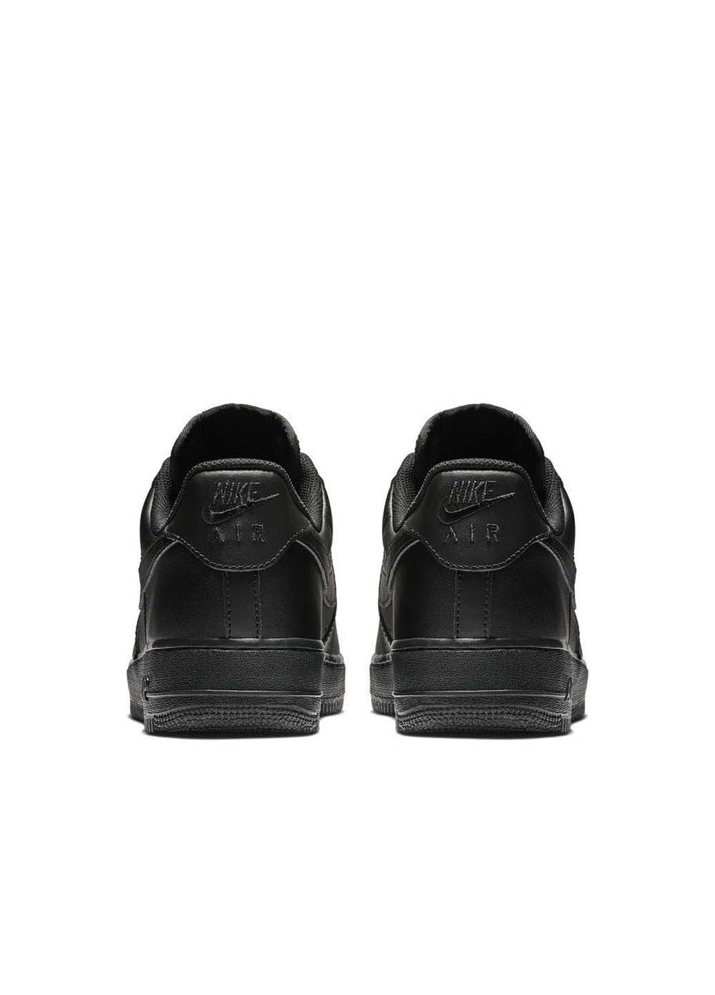 Чорні кросівки чоловічі air force 1 07 демісезон Nike