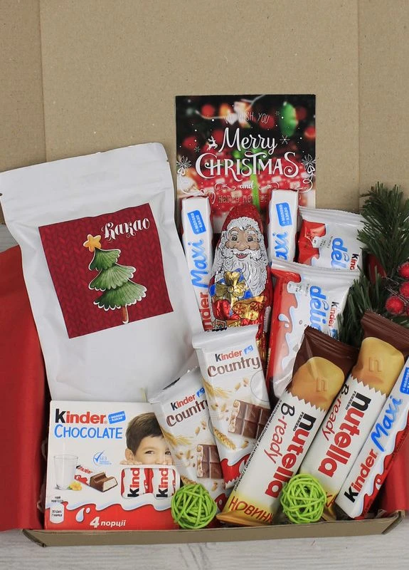 Подарочный набор Merry Cristmas Kinder на новый год Рождество для девушки парню матери сестре брату (3-2348) Кукумбер (261764805)