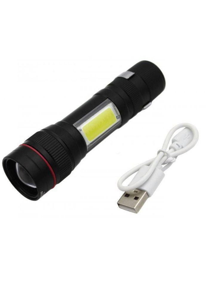 Ліхтарик тактичний ручний із вбудованим акумулятором BL-520-T6 COB з кейсом Bailong (261407011)