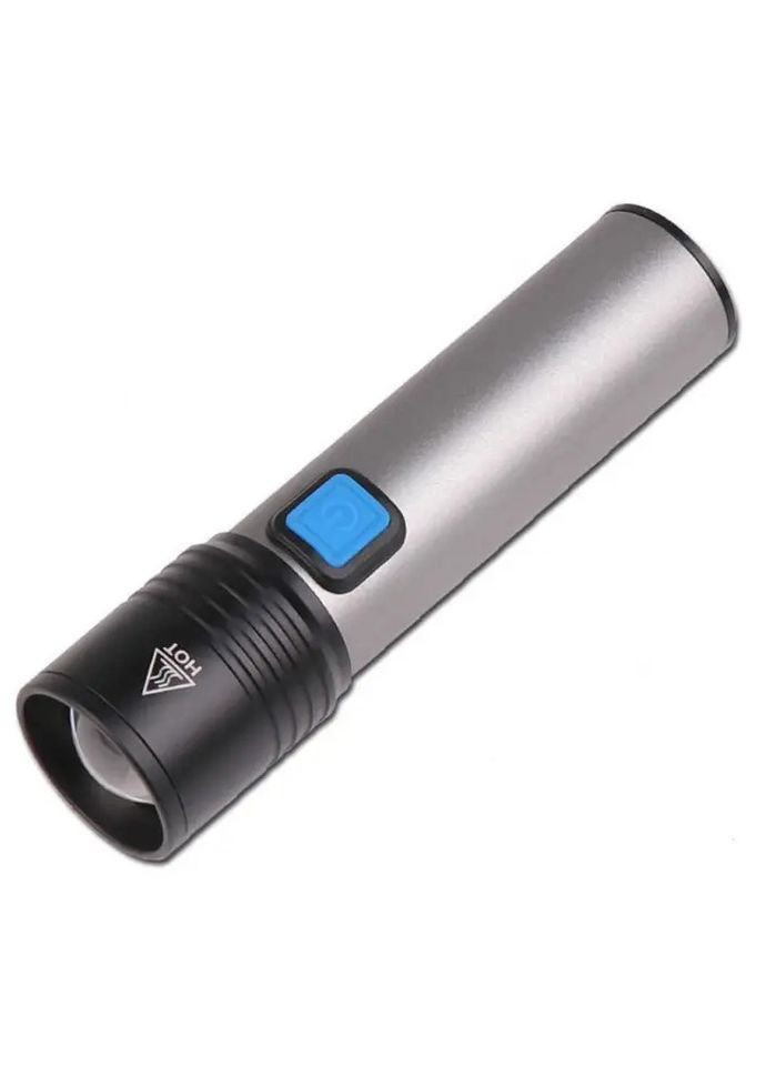 Мощный светодиодный фонарик ручной BL-K31 USB CHARGE+ ZOOM Bailong (261407020)