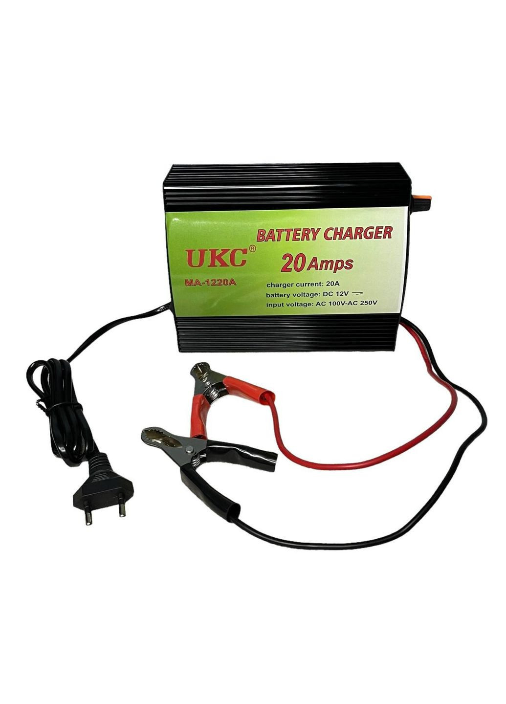 Зарядное пусковое устройство для аккумулятора автомобиля 12 вольт 20 ампер, UKC Battery Charger 20A No Brand (261406986)
