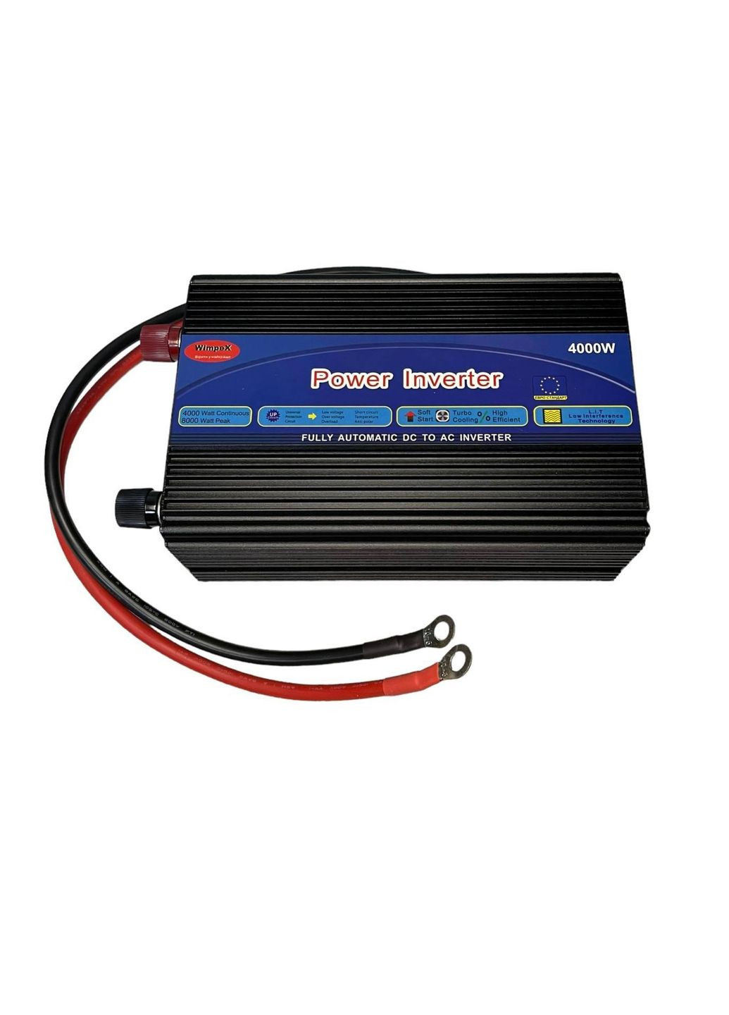 Інвертор перетворювач напруги автомобільний Wimpex 4000 W 12/220V UPS POWER INVERTER No Brand (261406954)