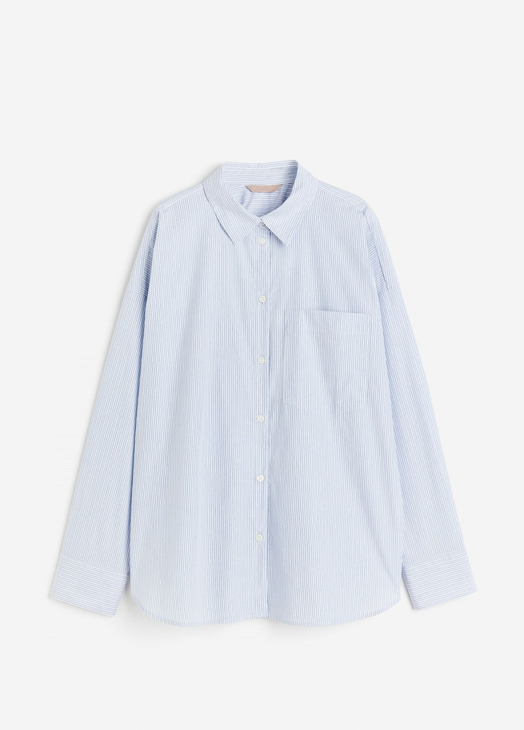 Голубой домашний рубашка в полоску H&M