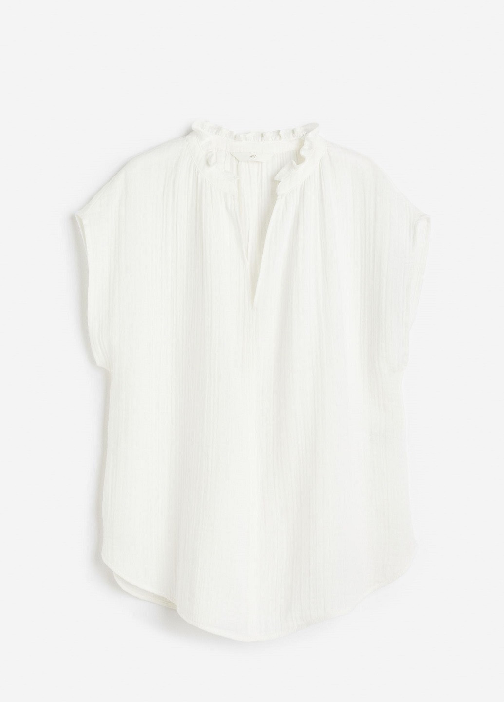 Молочная демисезонная блузка H&M