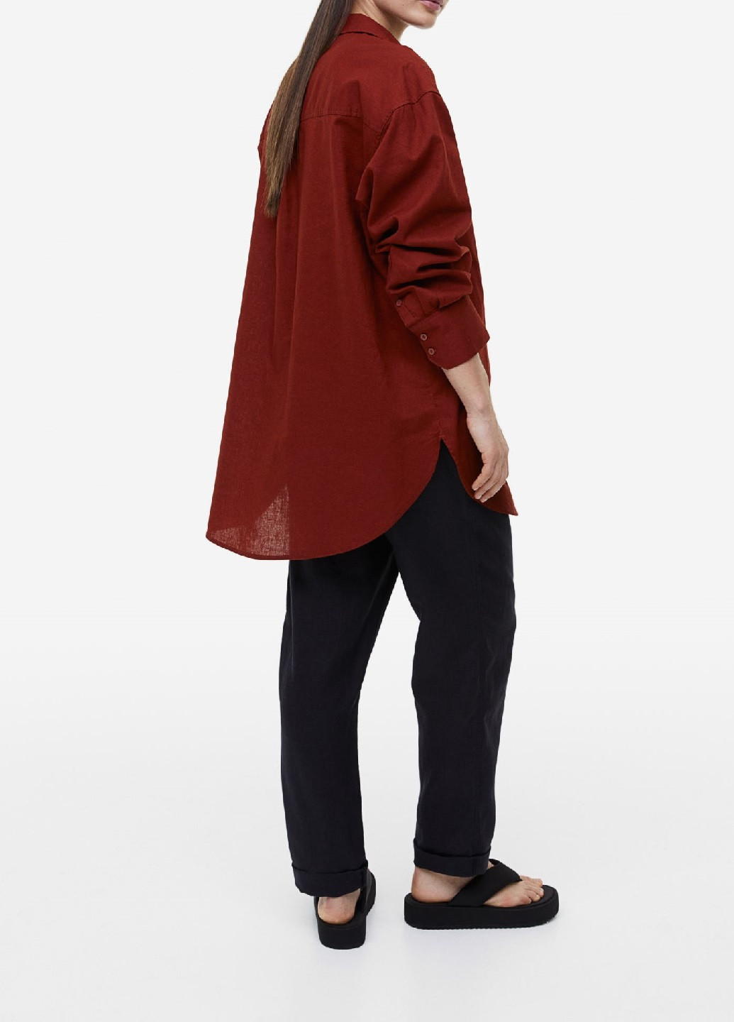 Темно-червона демісезонна блузка H&M
