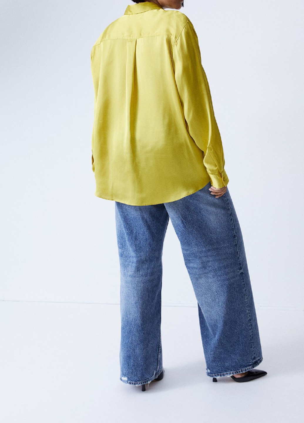 Желтая демисезонная блузка H&M