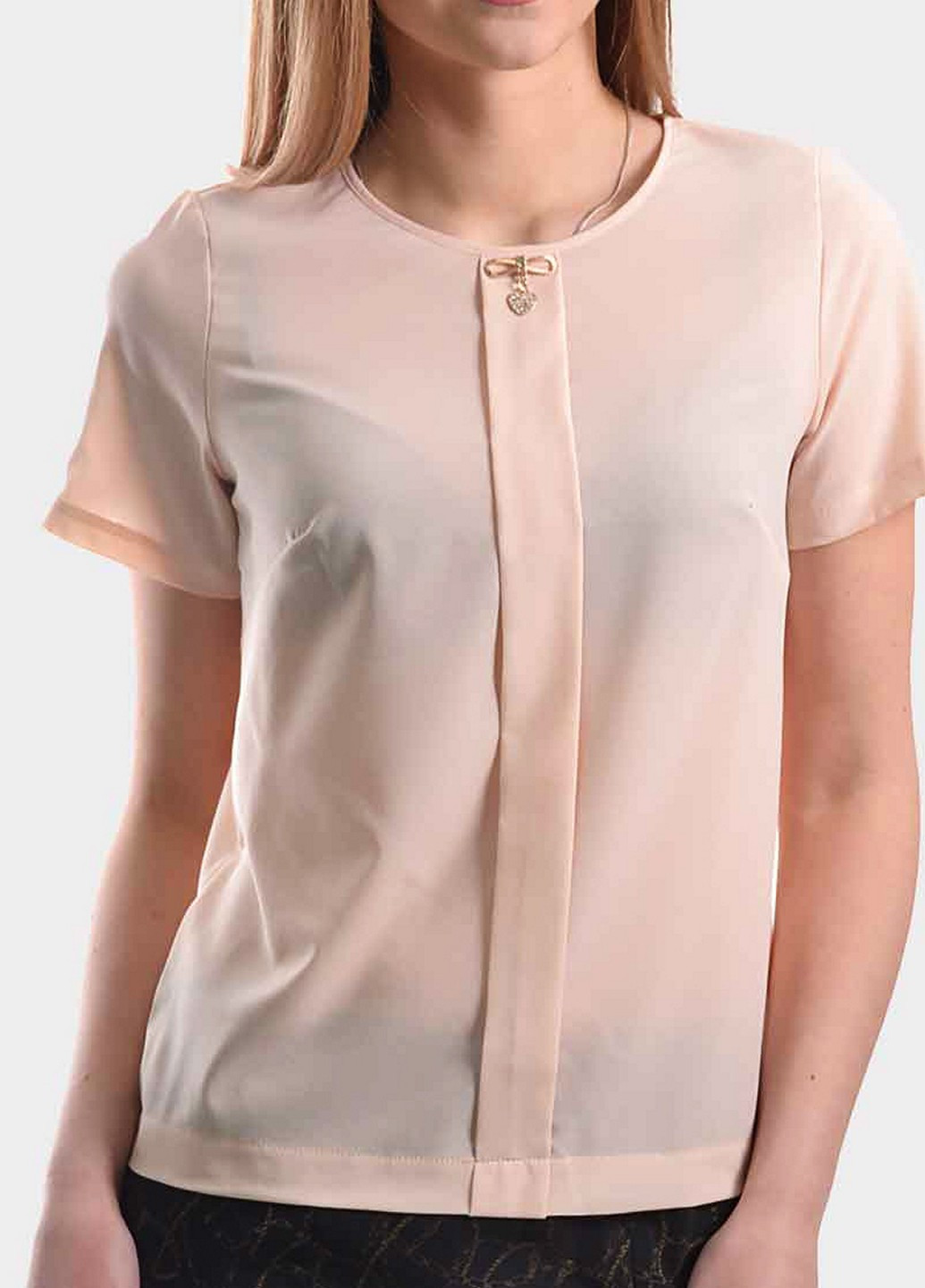 Персиковая летняя блуза Molegi