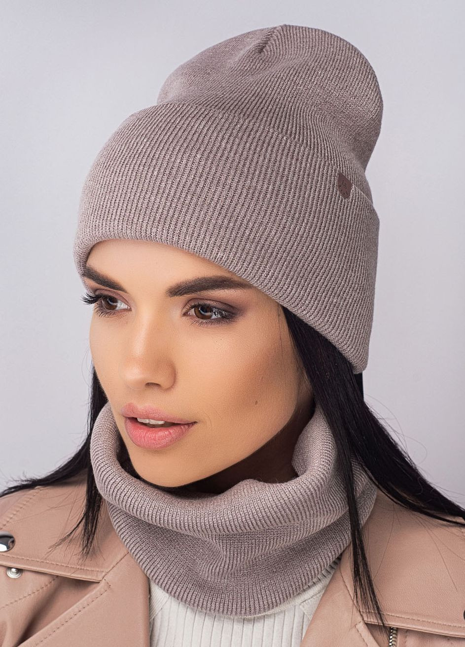 Комплект (шапка, шарф-снуд) Jolie (261408174)