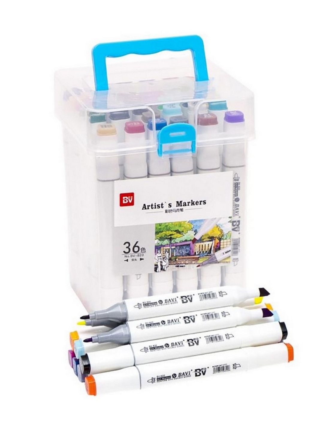 Набір скетч-маркерів 820-36 у пластиковому боксі, 36 кольорів Color-it (261408510)