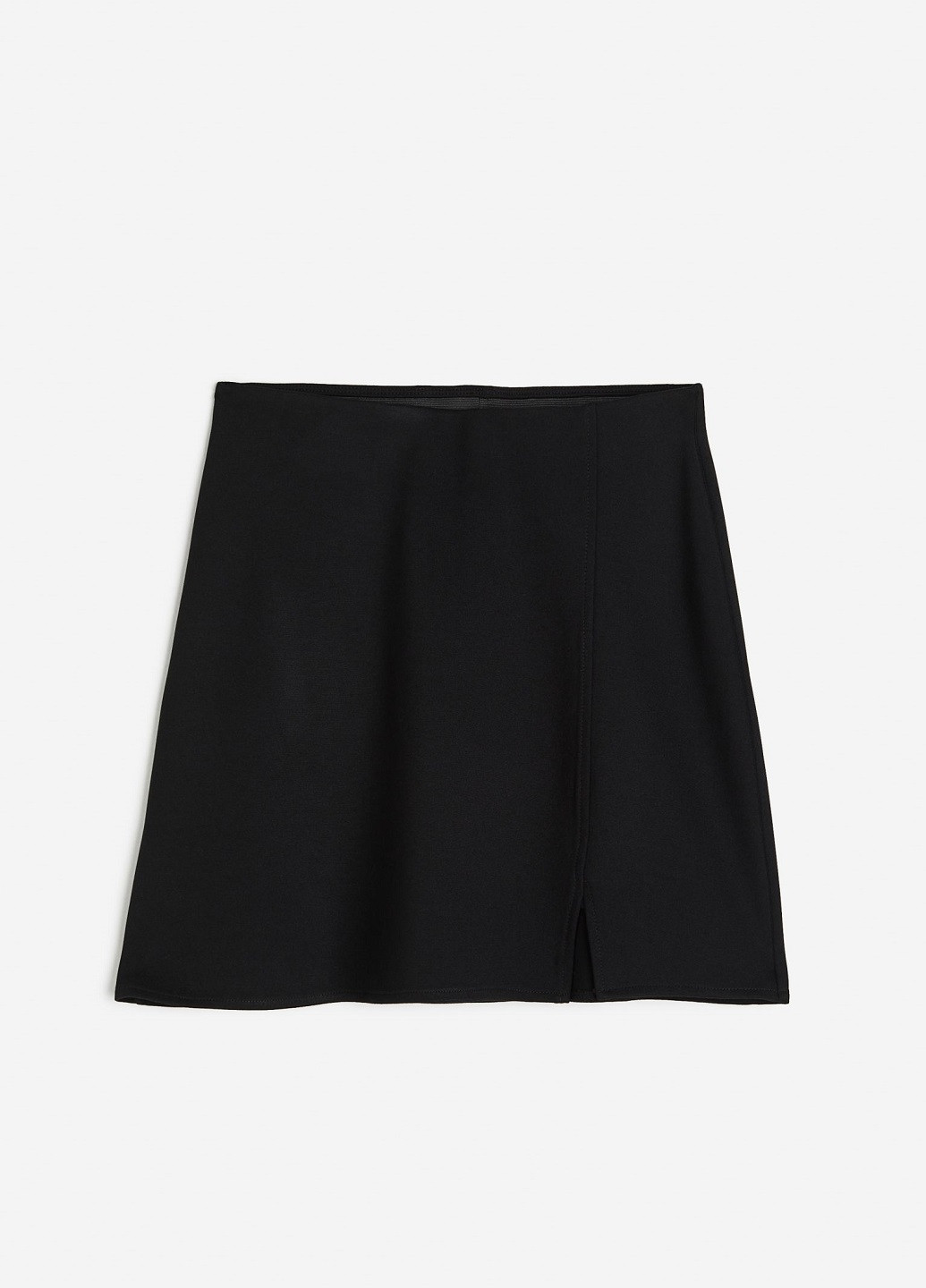 Черная кэжуал однотонная юбка H&M