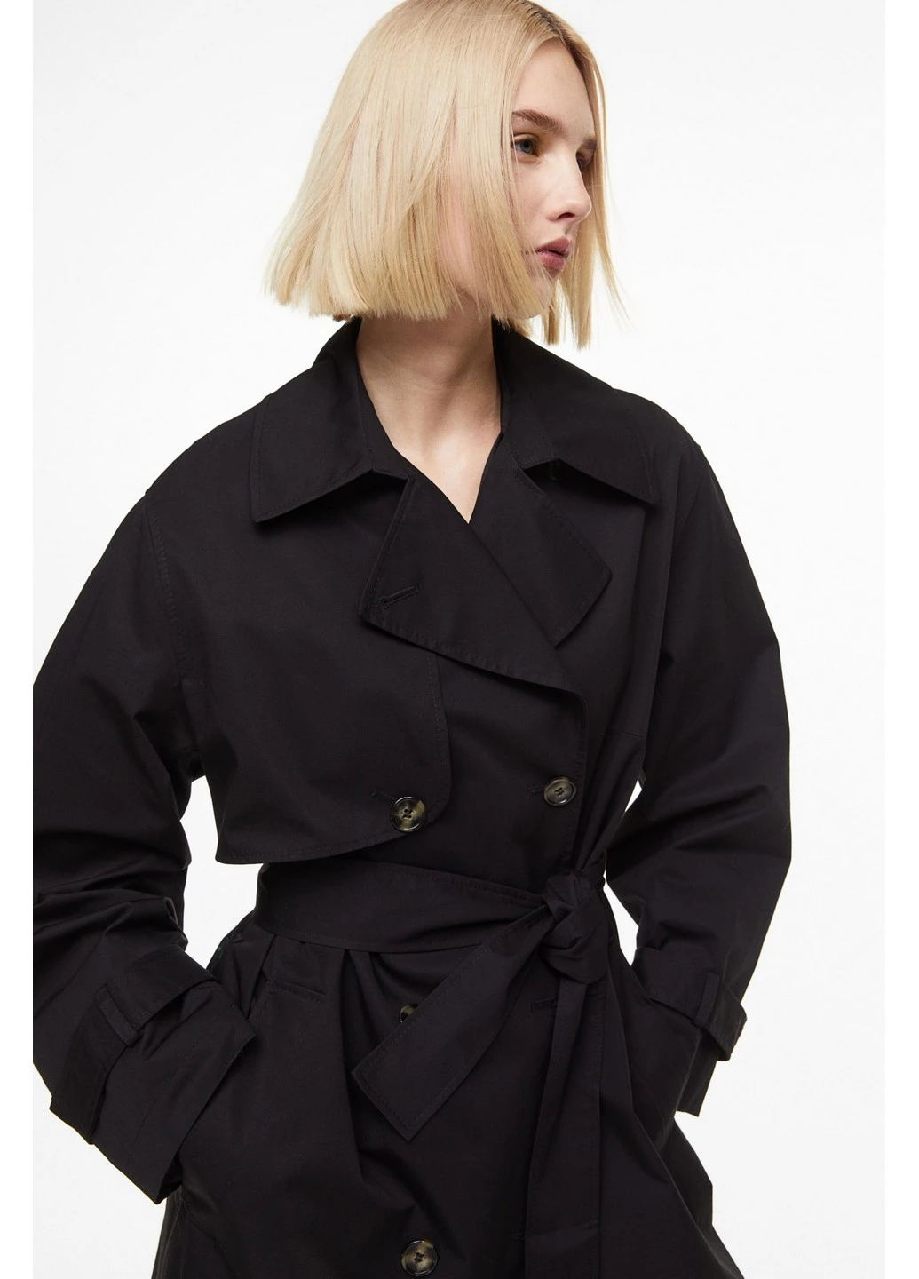 Плащ без поясу H&M демісезон (261482796)