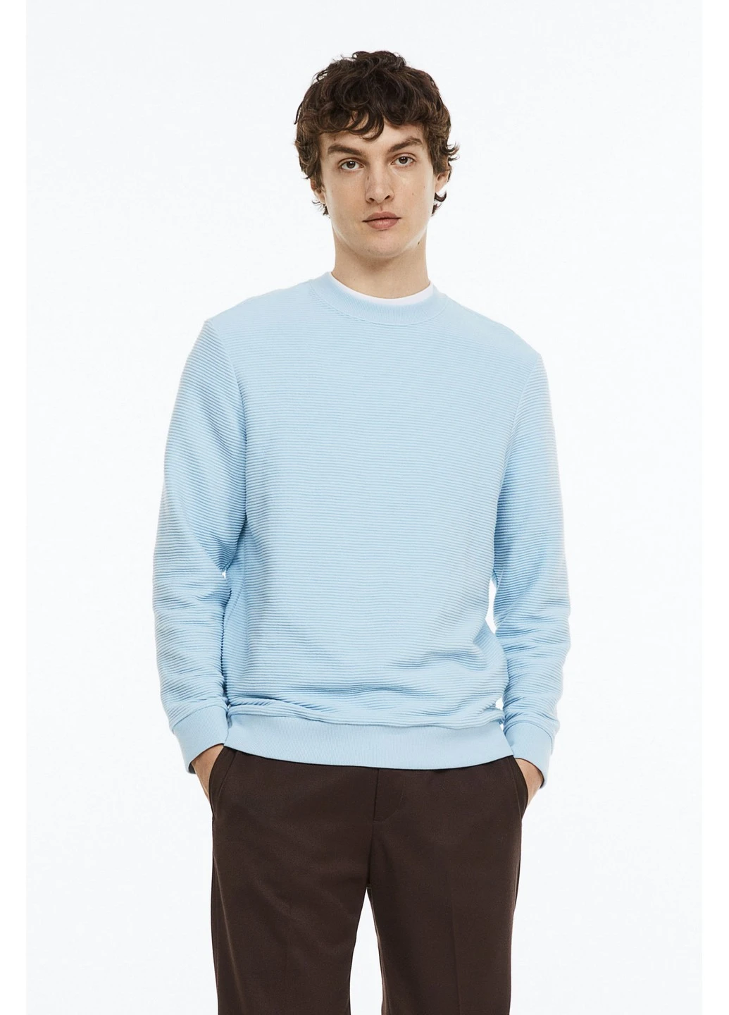 Голубой свитшот H&M (261483398)