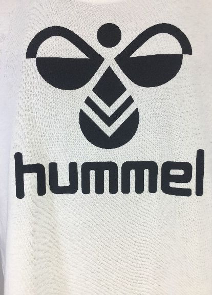 Белая футболка с коротким рукавом Hummel