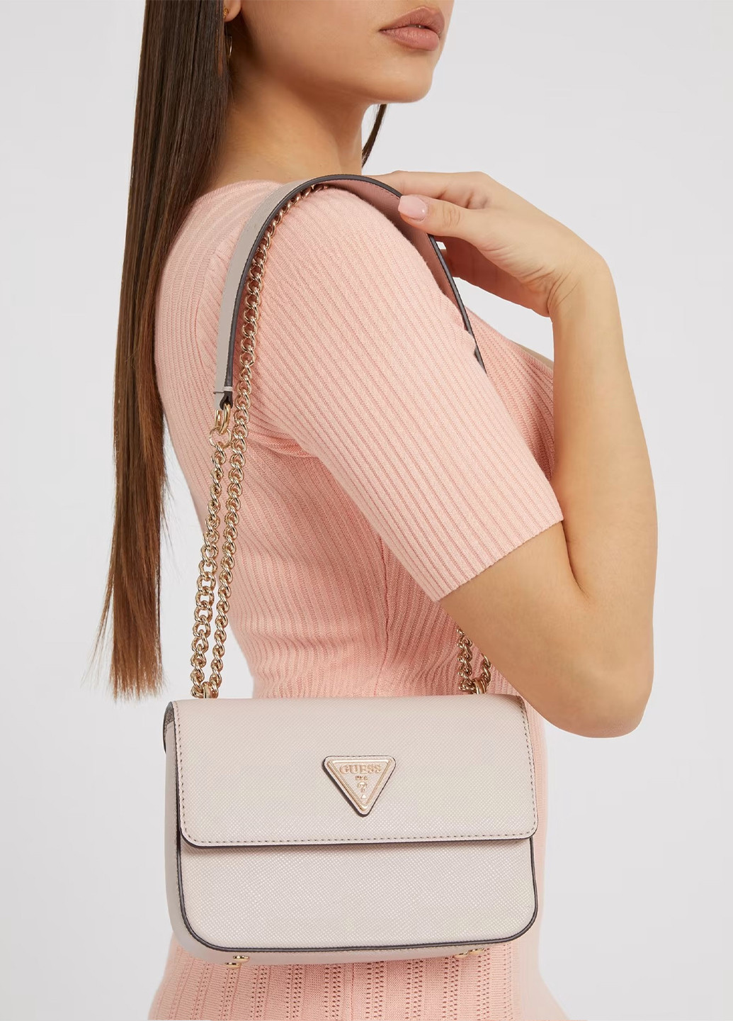 Сумка женская из эко кожи Guess ECO ELEMENTS CNVRTBL XBDY FLAP (261552930)