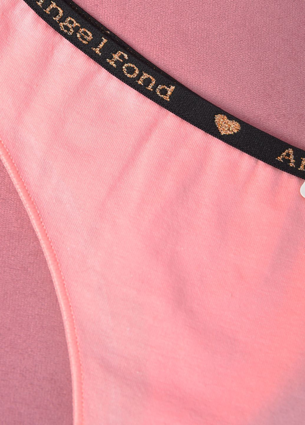 Стрінги жіночі рожевого кольору Let's Shop (263674108)