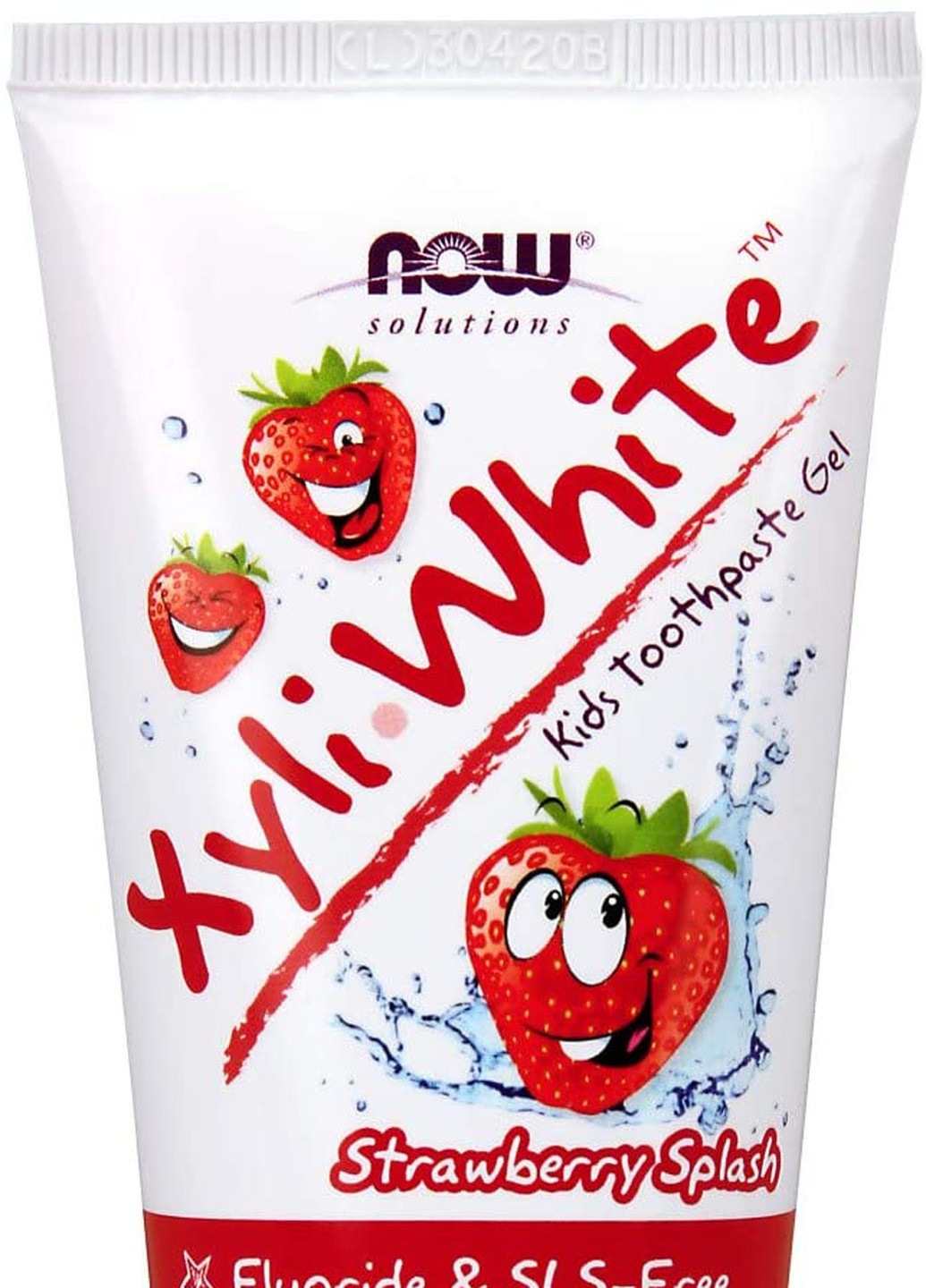 Детский зубной гель XyliWhite Kids Toothpaste Gel 85g (Strawberry Splash) Now (257580557)
