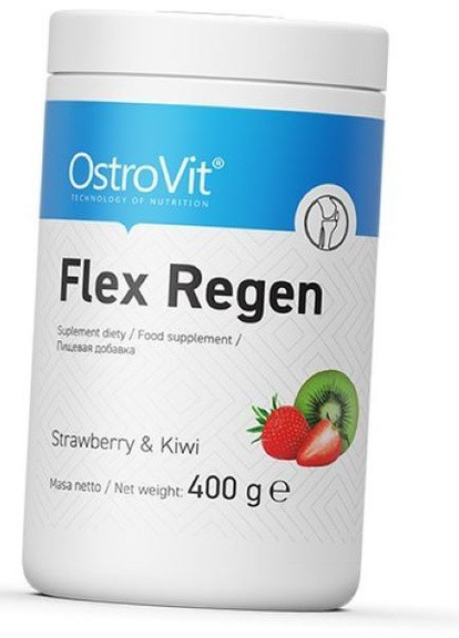 Для суглобів і зв'язок Flex Regen 400 g (Strawberry & kiwi) Ostrovit (259907695)