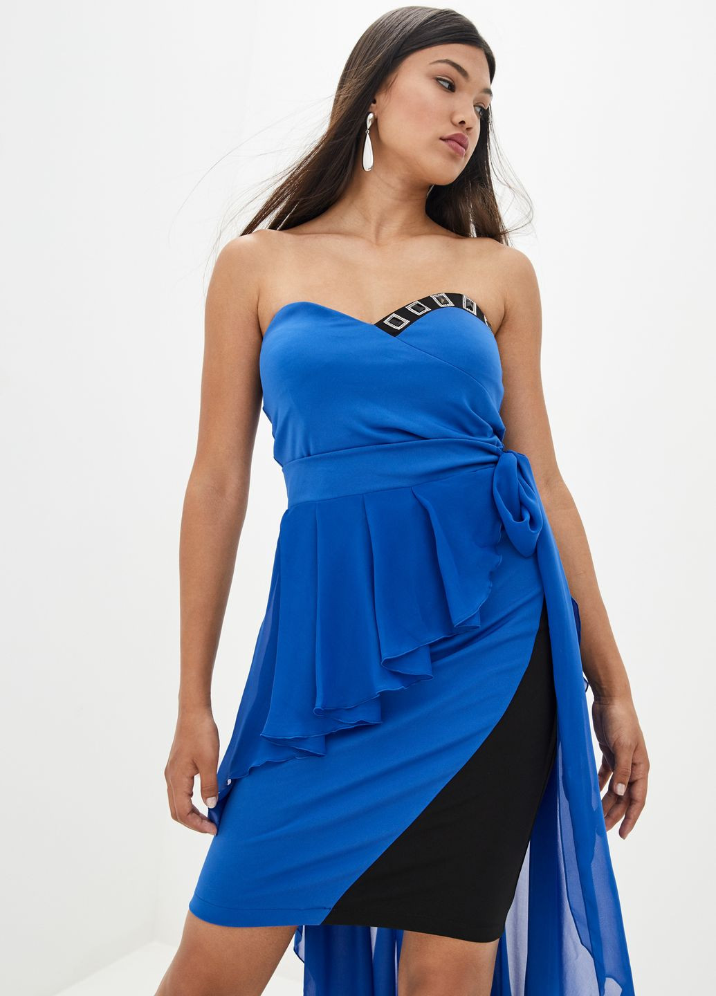 Синее платье синтия синий Luzana