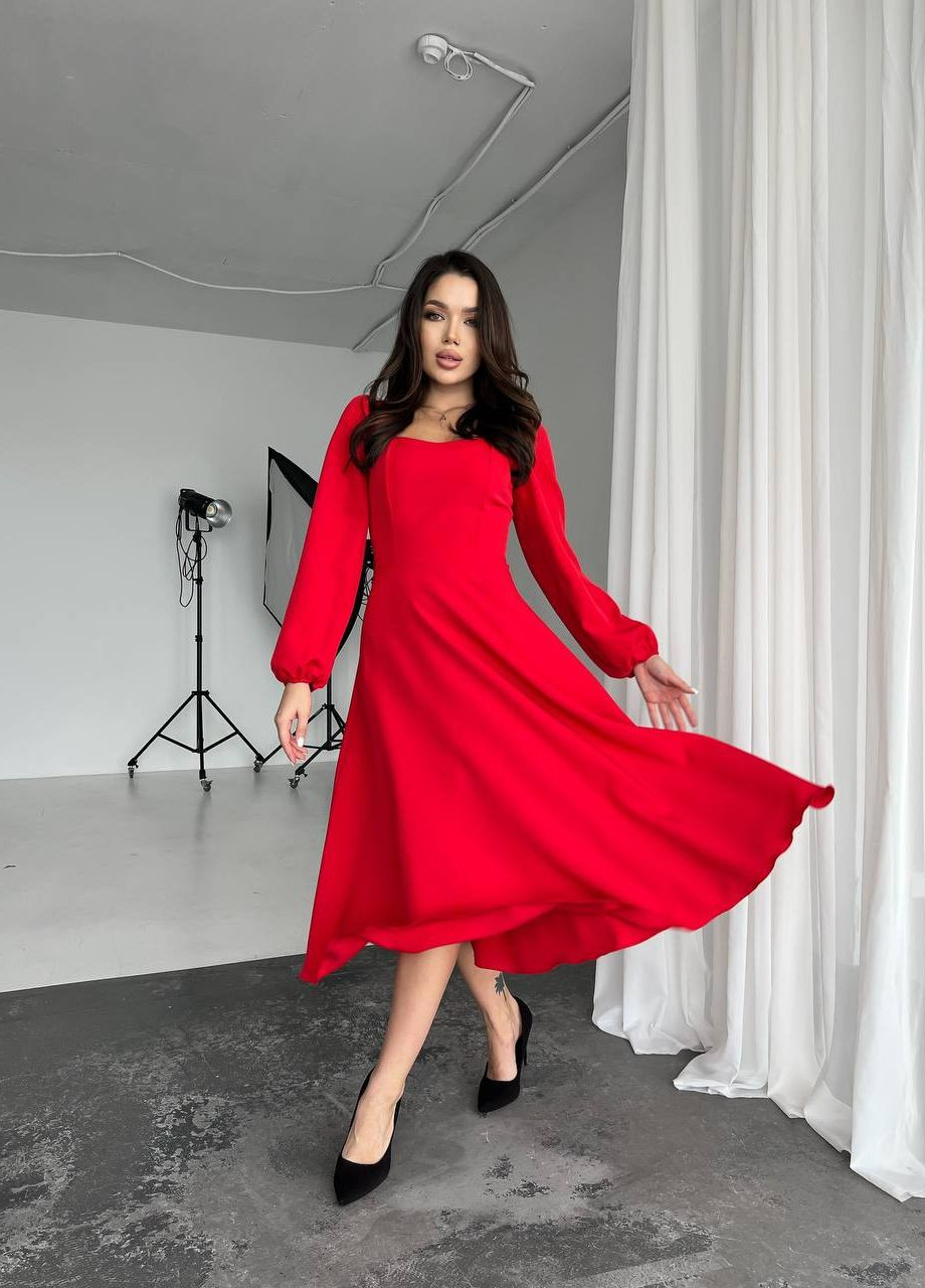 Красное женское платье Украина