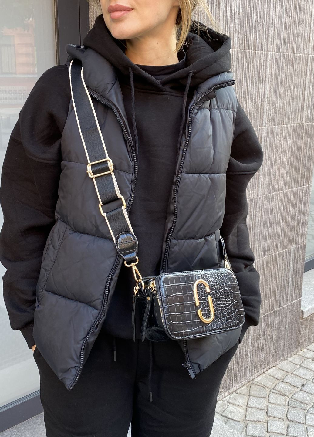 Женская сумка кросс-боди черная No Brand (270364777)