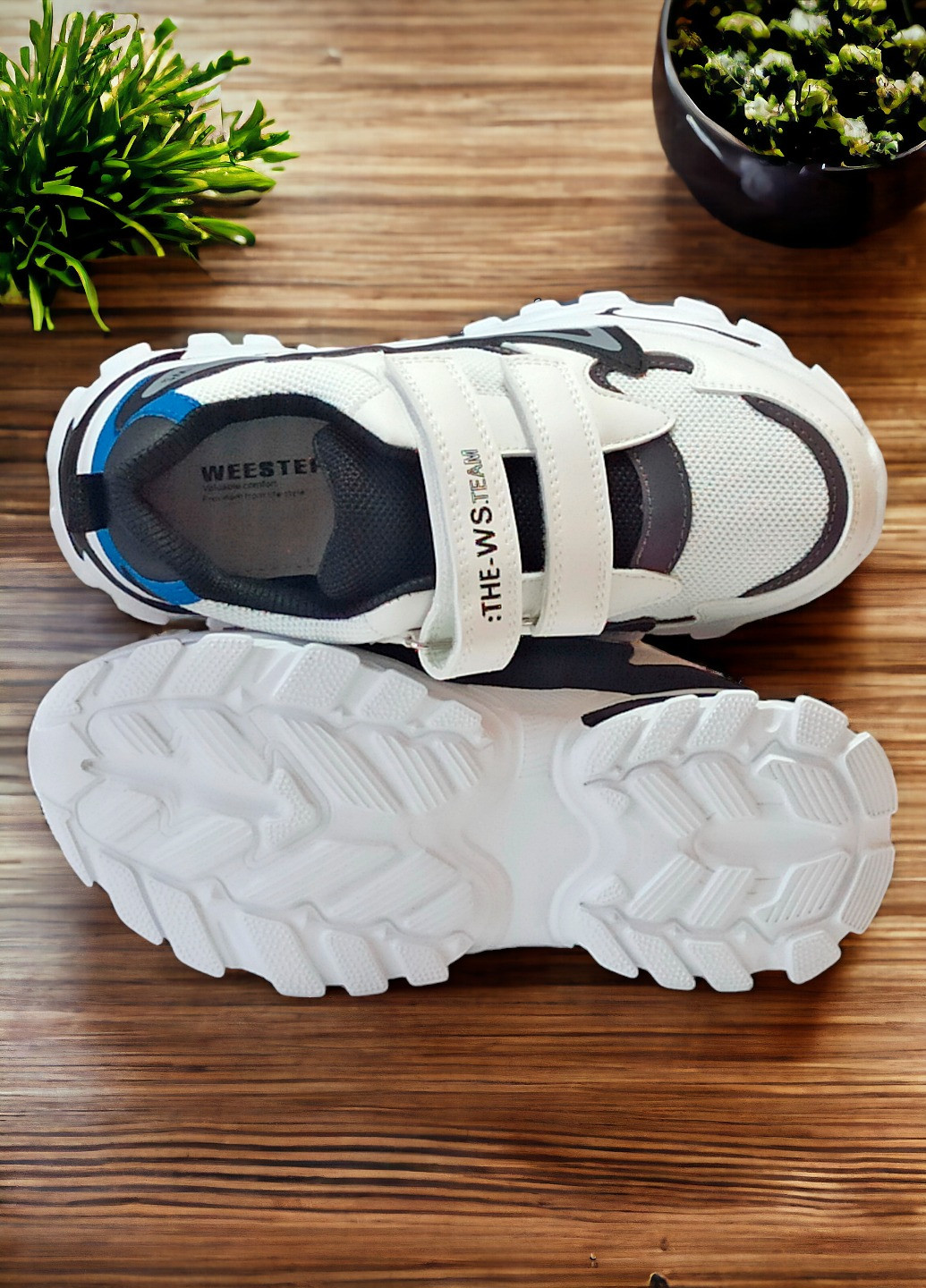 Білі Осінні дитячі кросівки для хлопчика 4251w Weestep