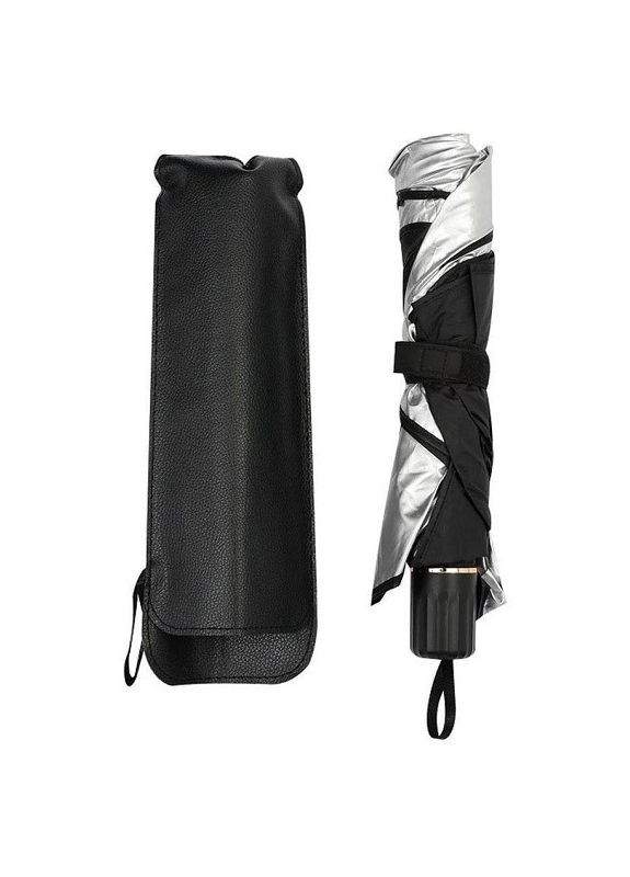 Зонт-шторка (козырек) автомобильный солнцезащитный на лобовое стекло 130х75 см, 10 спиц No Brand (277168996)