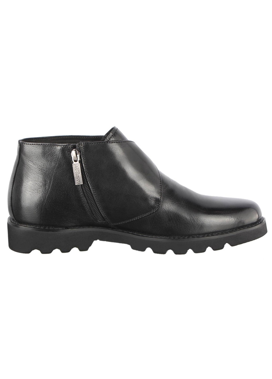 Черные зимние мужские зимние ботинки классические 19743 Lido Marinozzi