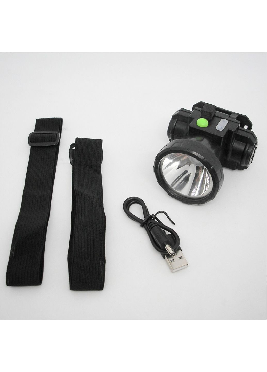 Ліхтарик на акумуляторі USB ЮСБ 600 mAh ліхтар потужний налобний на голову рефлектор 46 мм 3 режими YH01 LED XO (260661291)