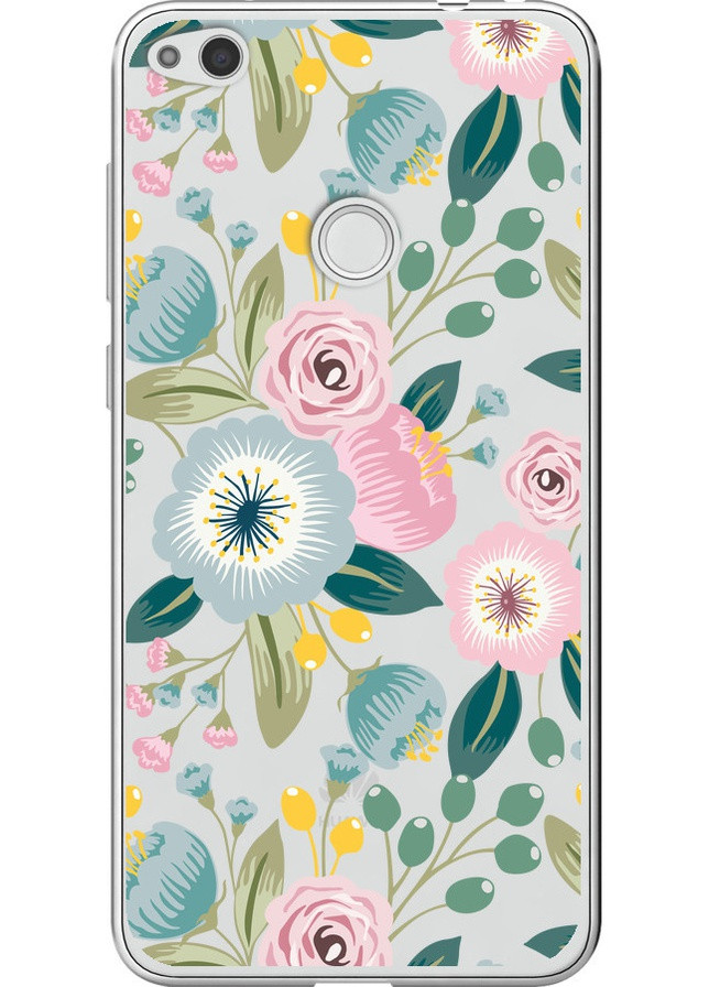 Силіконовий чохол 'Квіткові шпалери v2' для Huawei P8 Lite (2017) Endorphone Huawei P8 Lite (2017) (258084576)