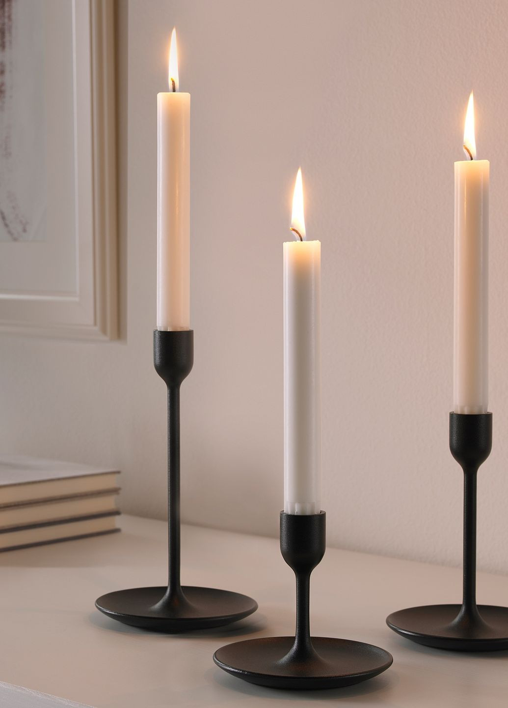 Неароматическая свеча 19 см (20 шт) IKEA jubla (260713448)