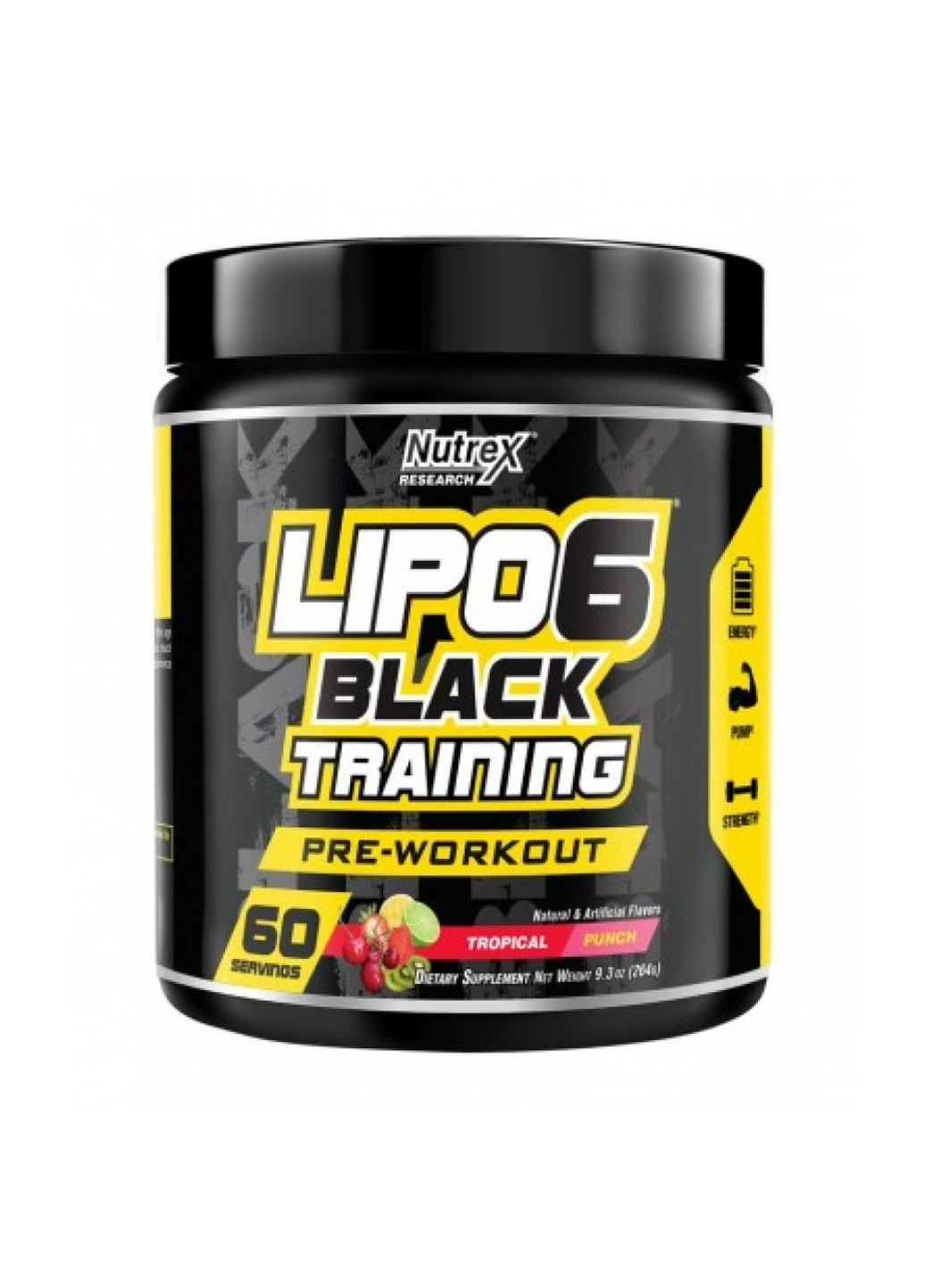 Предтренировочный Комплекс Lipo-6 Black Training - 60 порций Дикий Виноград Nutrex (274275392)