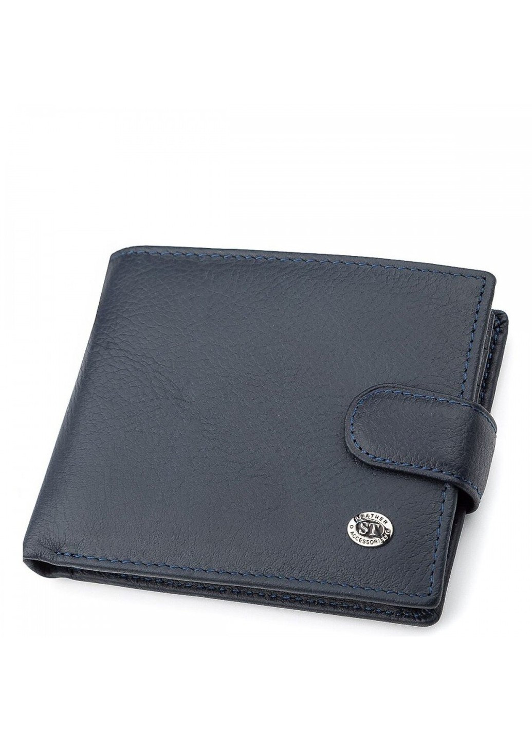 Чоловічий шкіряний гаманець ST Leather 18328 (ST137) Чорний ST Leather Accessories (262523300)