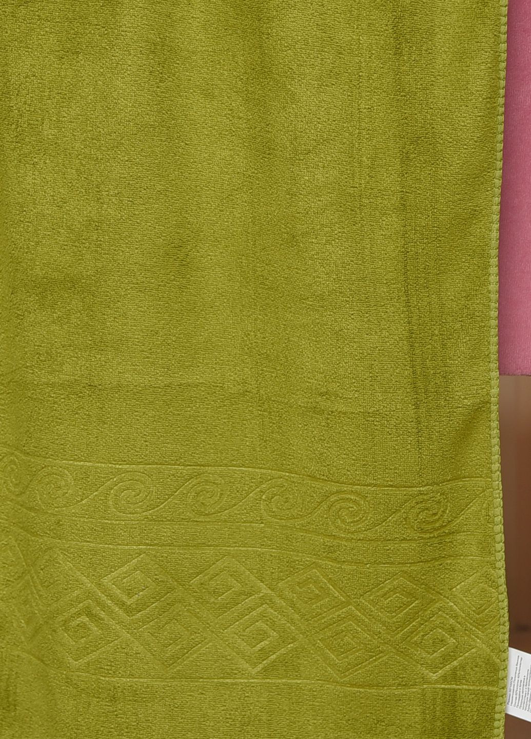 Let's Shop полотенце для лица микрофибра зеленого цвета однотонный зеленый производство - Турция