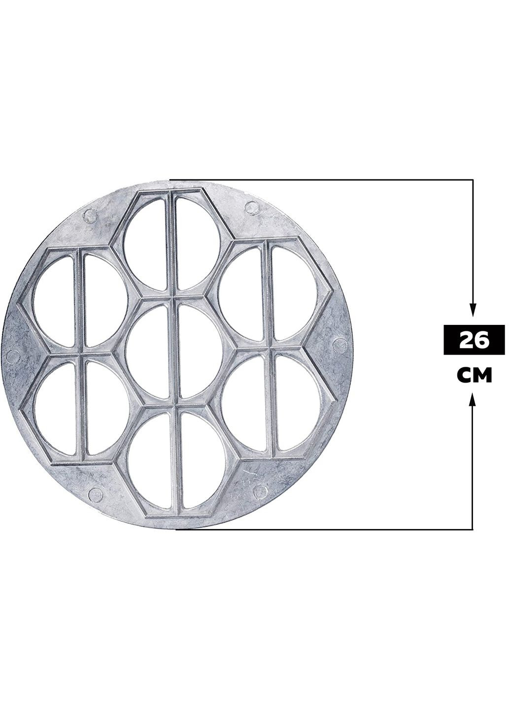 Комплект пельменница варенница ХЭАЗ и набор 3 дисковых тесторезок: для чебуреков, пельменей, нарезания лапши ХЕАЗ (261550978)