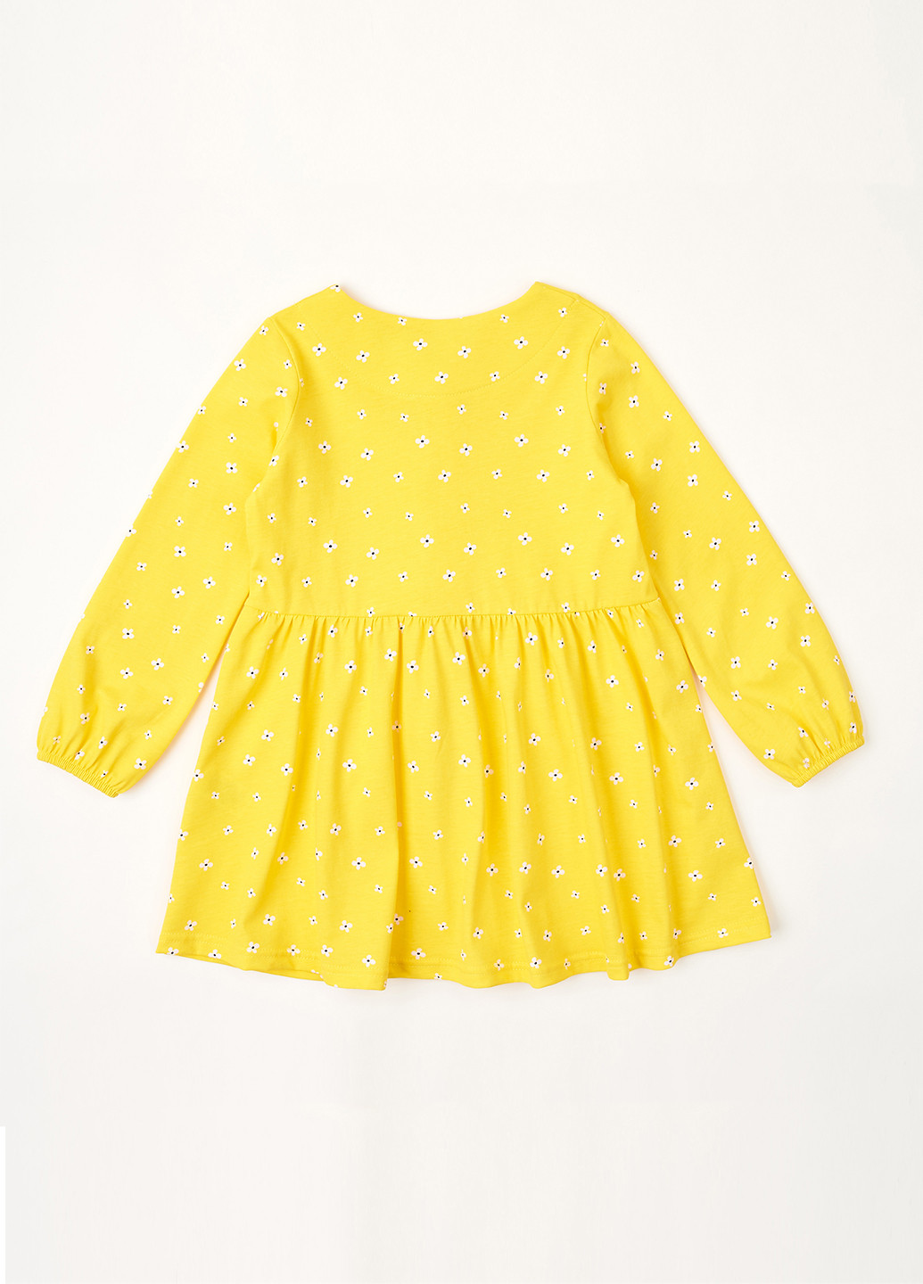 Жовта плаття жовте з довгим рукавом "квіти" KRAKO (258596750)