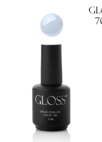 Гель-лак GLOSS 706 (холодный светло-серый), 5 мл Gloss Company (270013738)