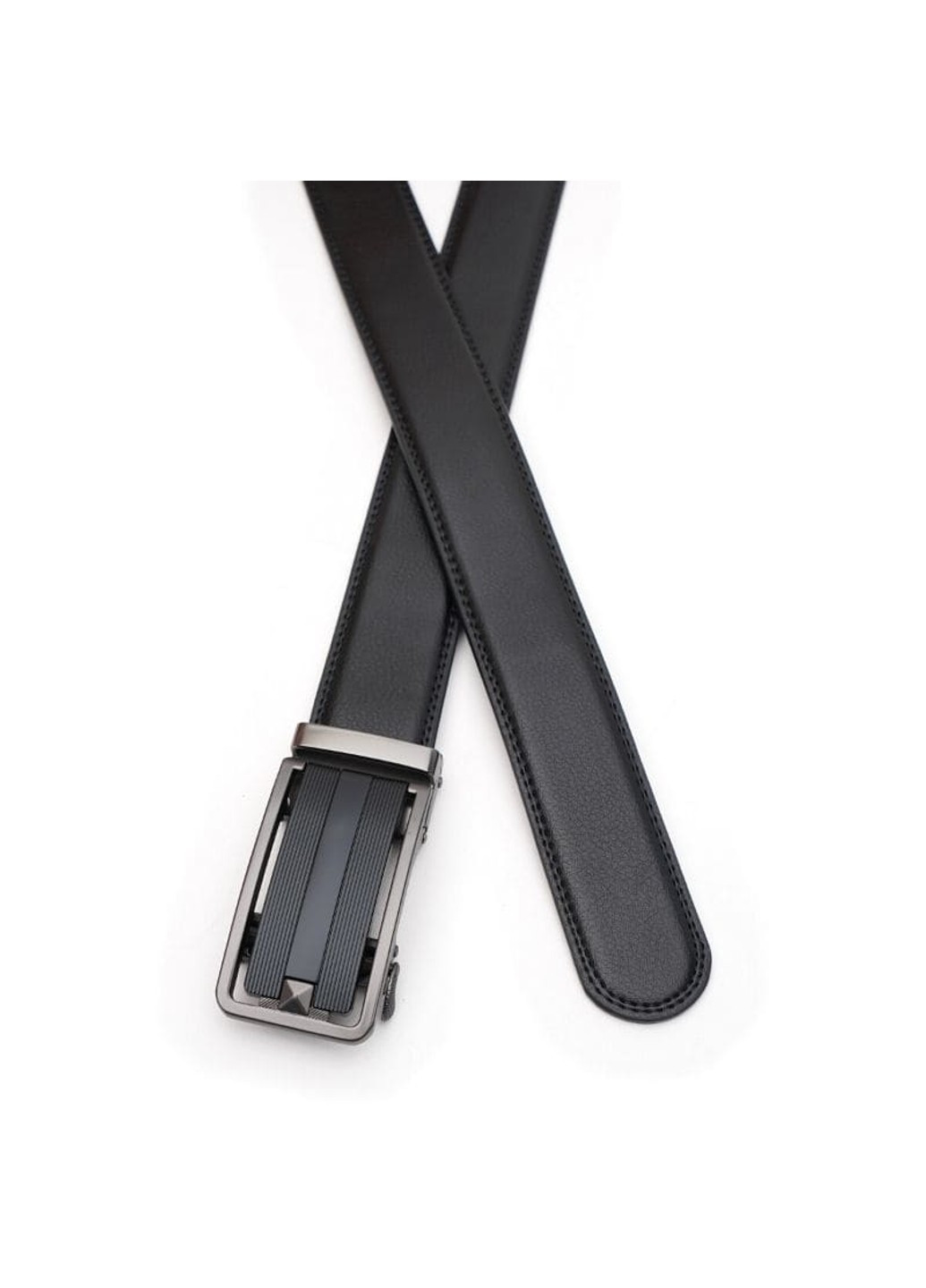 Стильний чоловічий ремінь V1GKX43-black Borsa Leather (266143259)