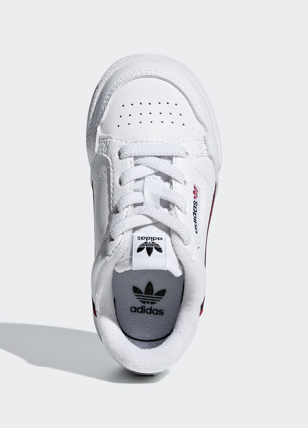 Білі кросівки continental 80 adidas