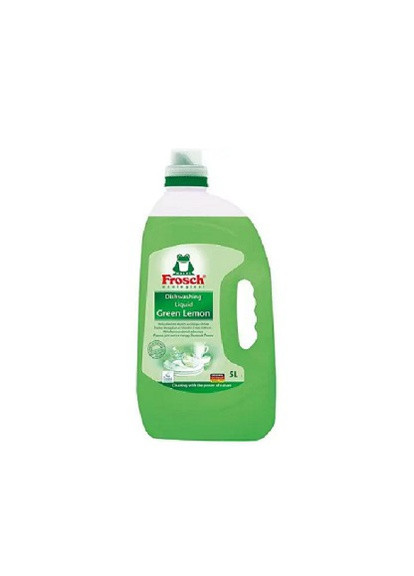 Эко средство для мытья посуды Зеленый лимон 5 л Frosch (258427484)