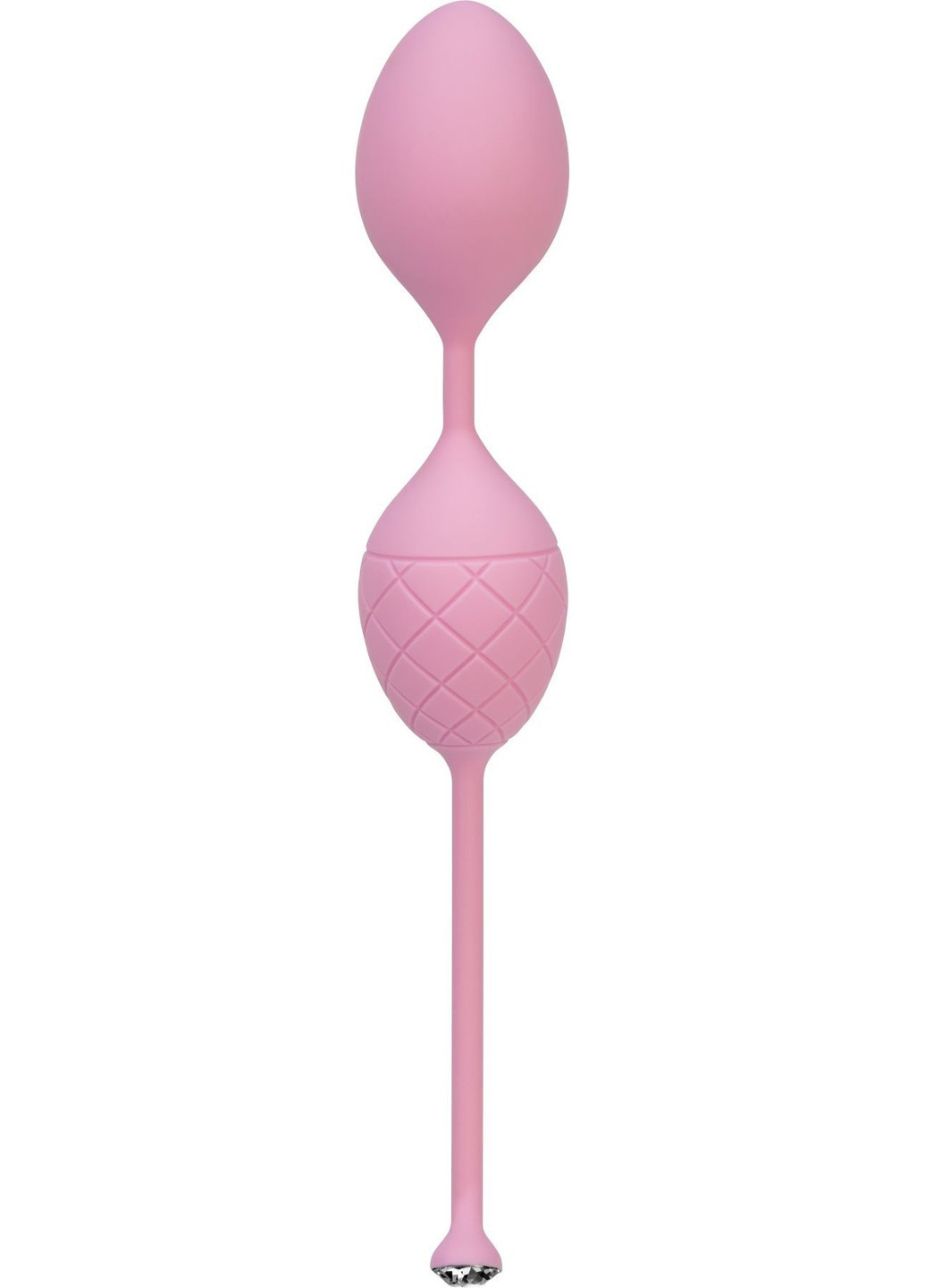 Вагинальные шарики - Frisky Pink с кристаллом, диаметр 3,2см, вес 49-75гр Pillow Talk (269243700)
