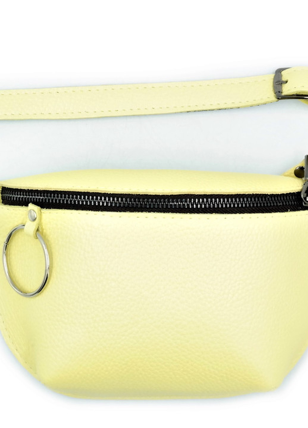 Жіноча шкіряна сумка на пояс бананка колір жовтий SKL85-295516 New Trend (259161375)