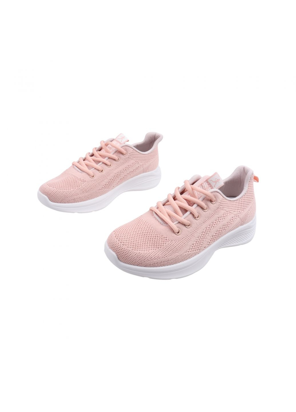 Рожеві кросівки жіночі персикові текстиль Fashion 50-23LK